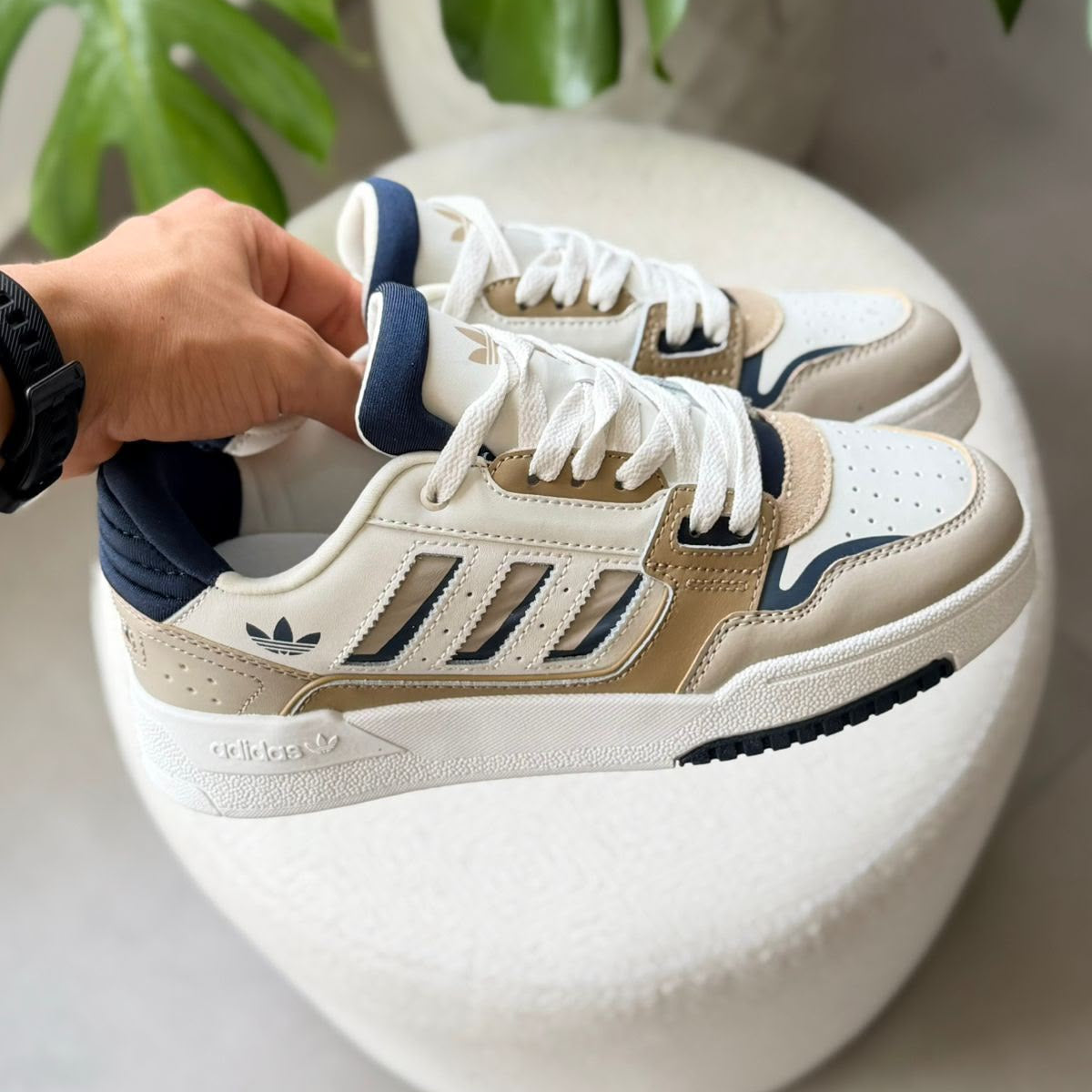ADIDAS DROP STEP AZUL TURQUI